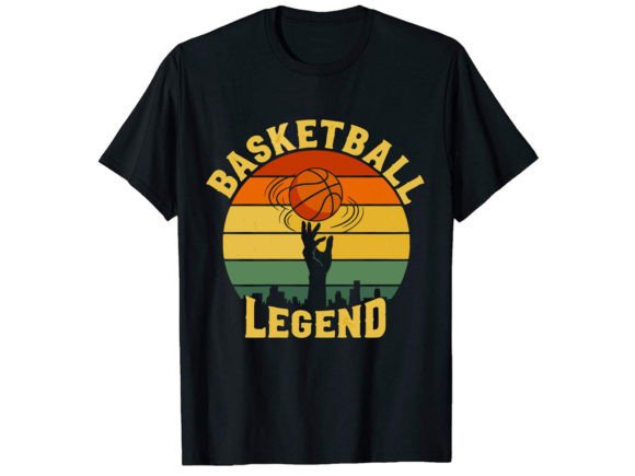 Basketball Legend T-Shirt Design