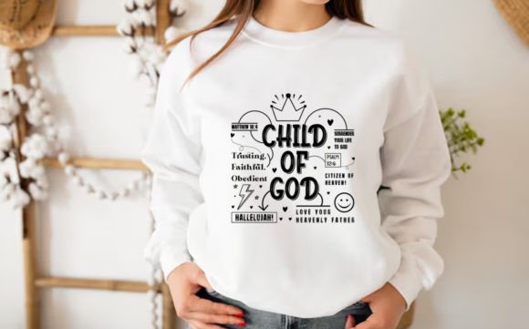 Child of God Hoodie Design Svg Png T-Shirt Designs