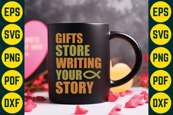 Gifts Store Writing Your Story Design T-Shirt Designs