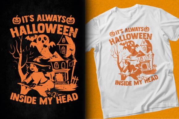 Horror Dark Night Halloween Head T-Shirt
