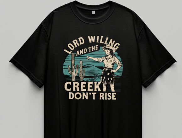Lord Willin and the Creek Don t Rise T-Shirt Designs