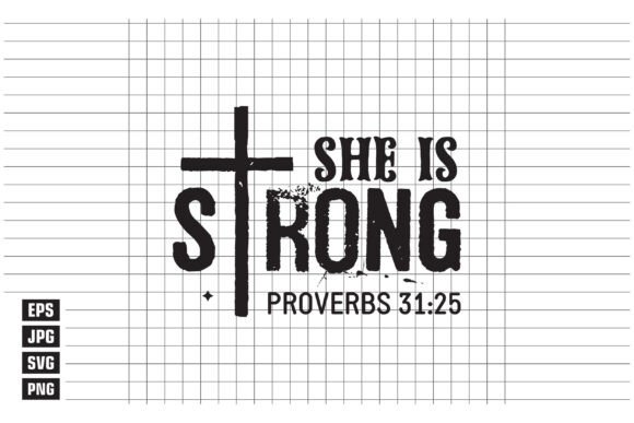 She is Strong Proverbs Freebies for Local Branding
